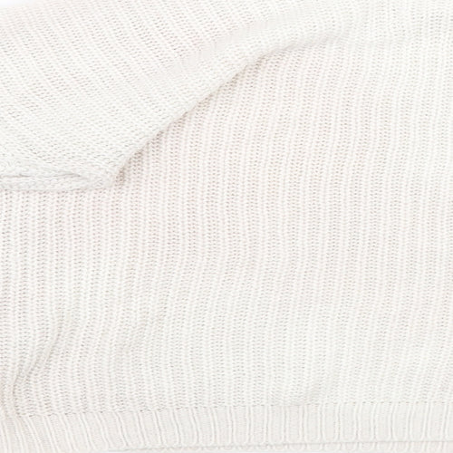 VERO MODA Womens White   Pullover Sweatshirt Size S