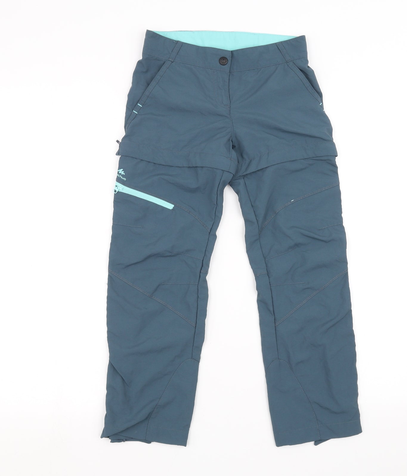 Quechua Boys Blue   Rain Trousers Trousers Size 7-8 Years - active wear
