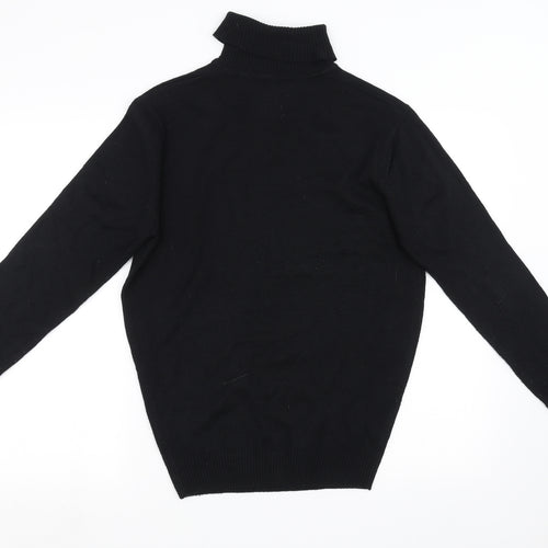 Soul Star Mens Black   Pullover Sweatshirt Size S