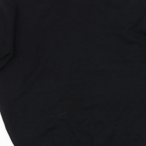 Soul Star Mens Black   Pullover Sweatshirt Size S