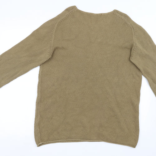 Preworn Mens Green   Pullover Sweatshirt Size L