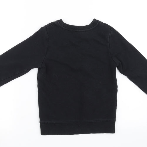 George Boys Black   Pullover Sweatshirt Size 6-7 Years