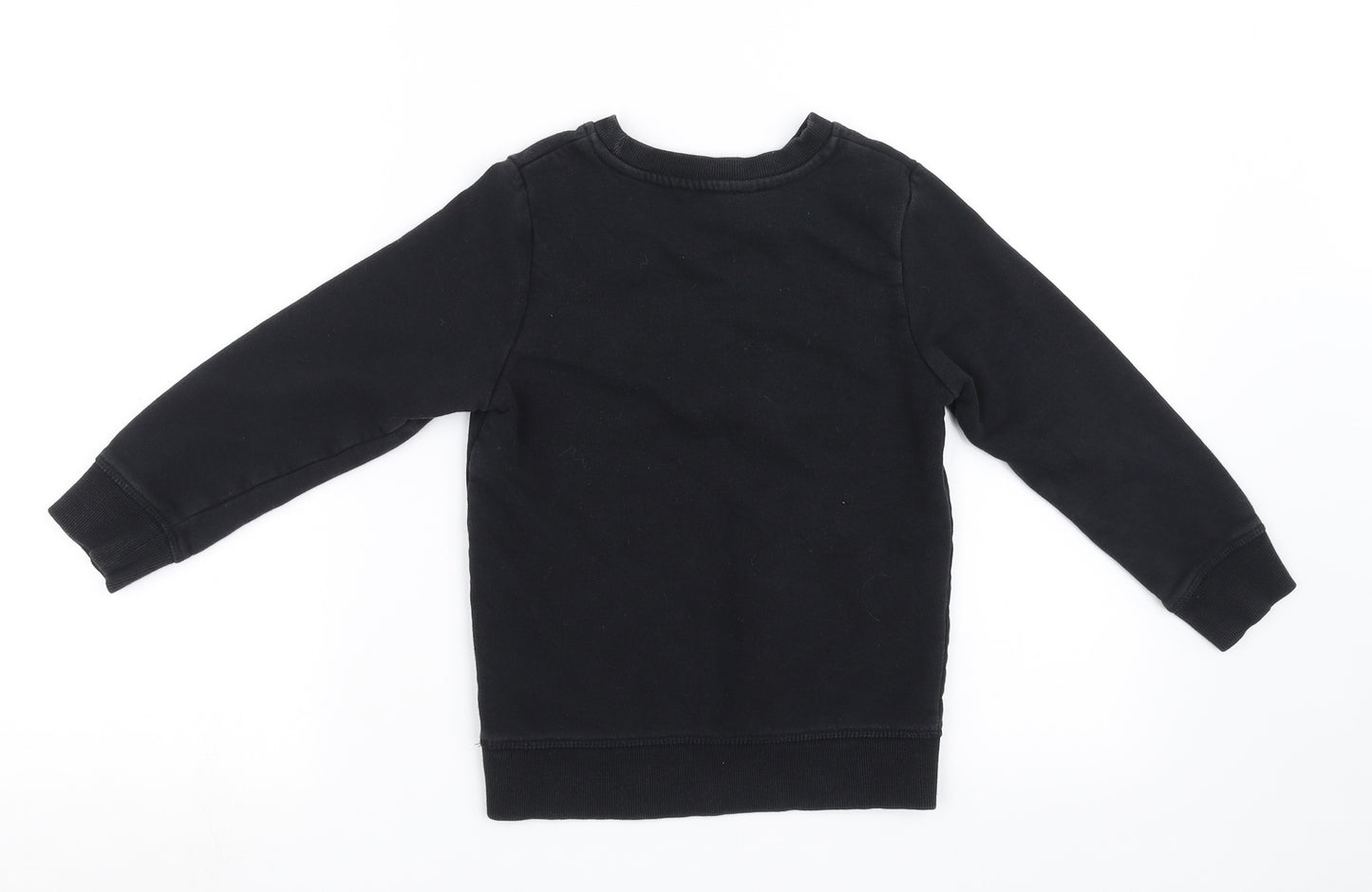 George Boys Black   Pullover Sweatshirt Size 6-7 Years