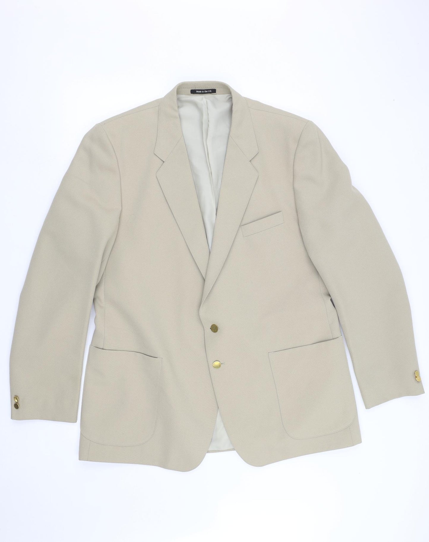 Preworn Mens Beige   Jacket Blazer Size 46