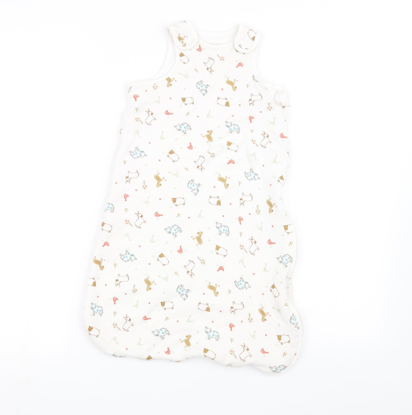 Primark Baby White  Fleece Babygrow One-Piece Size 36 Months