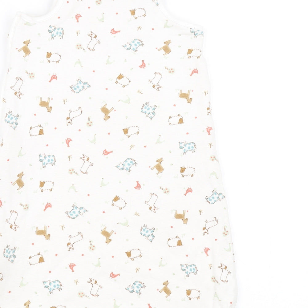 Primark Baby White  Fleece Babygrow One-Piece Size 36 Months