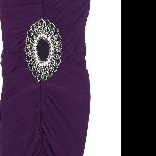 Preworn Womens Purple   Bodycon  Size 10