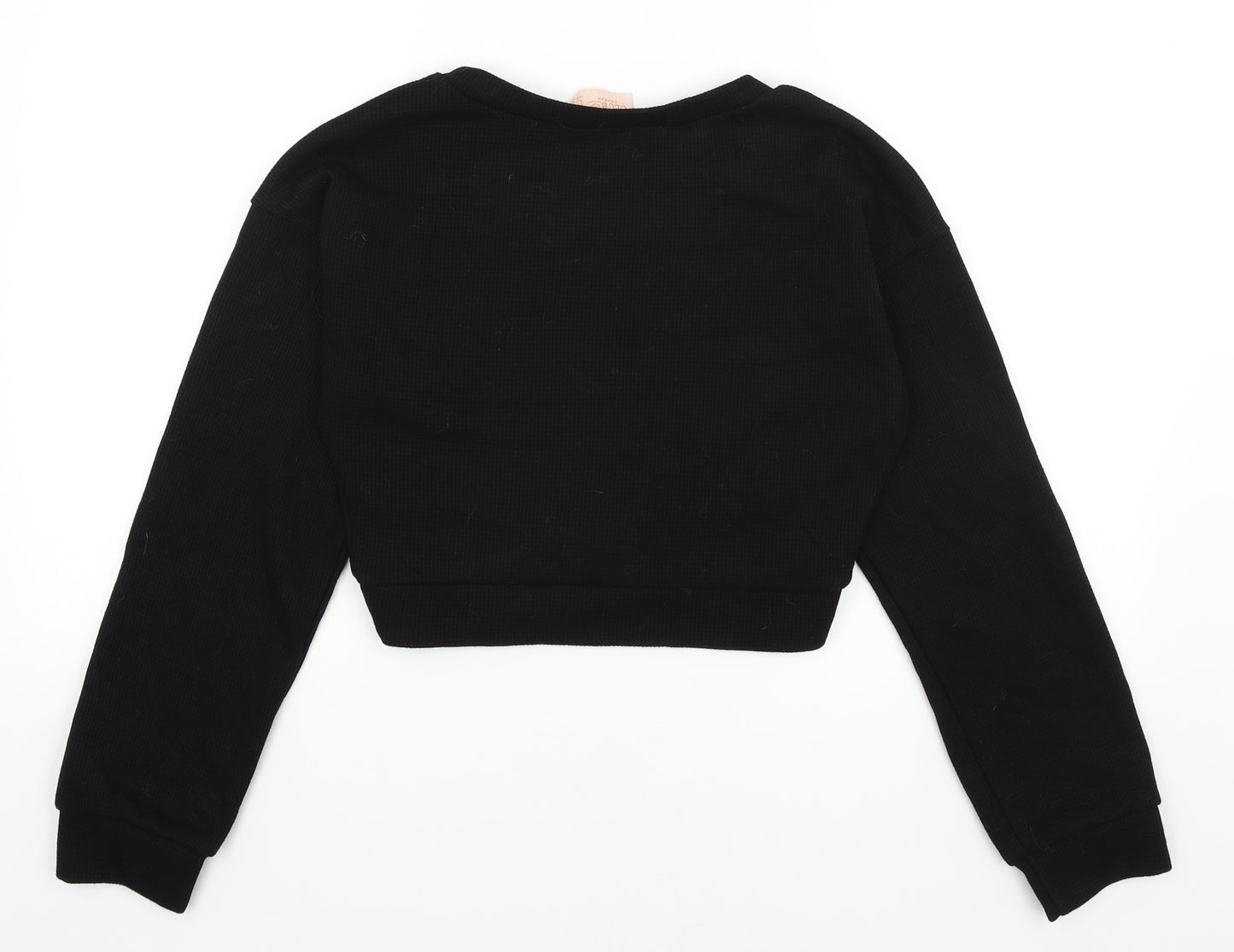Club London Womens Black   Pullover Jumper Size S