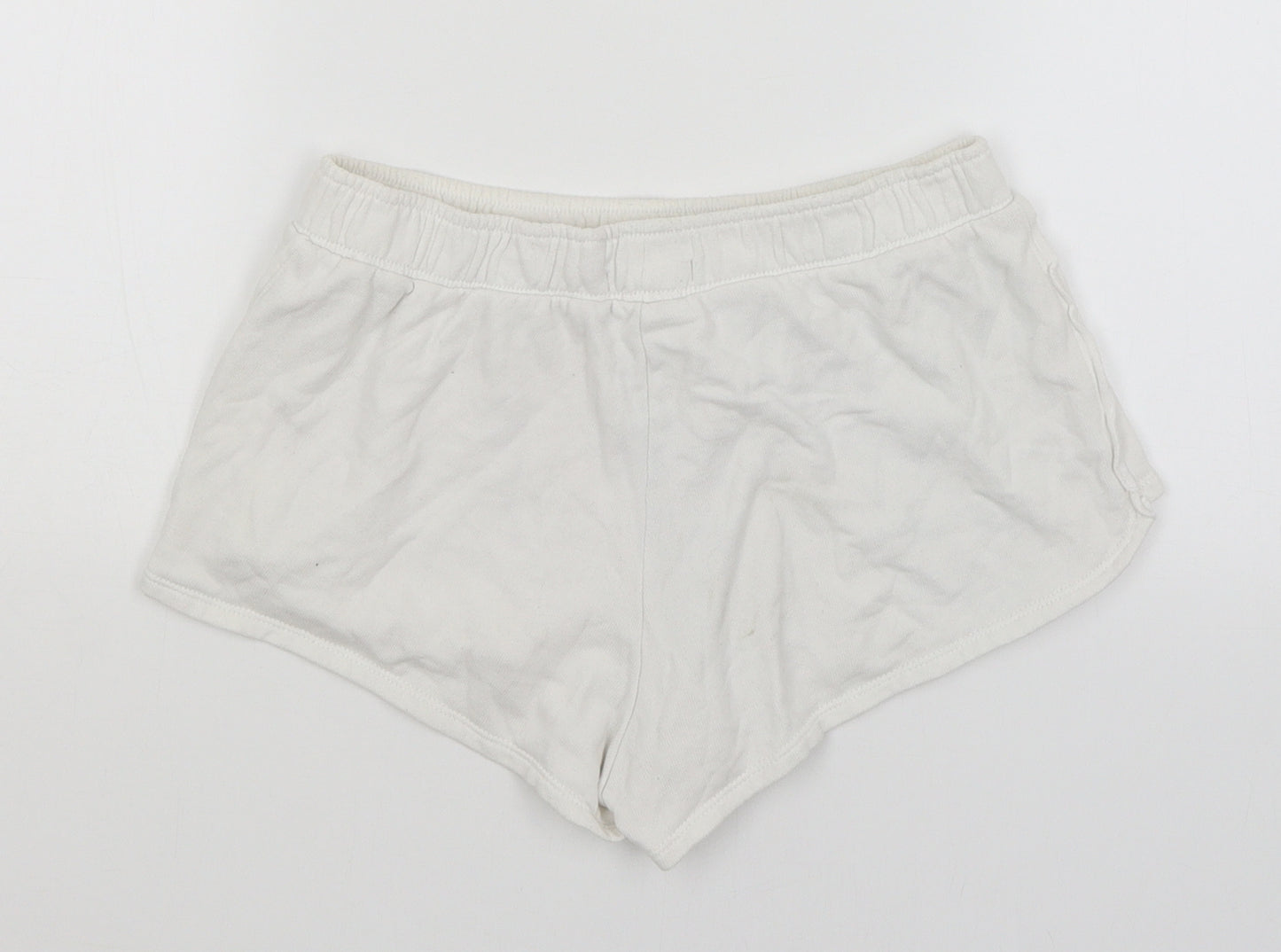 Calvin Klein Womens White   Sweat Shorts Size XS
