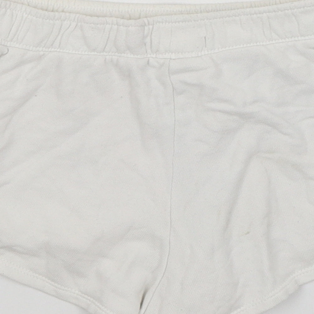 Calvin Klein Womens White   Sweat Shorts Size XS