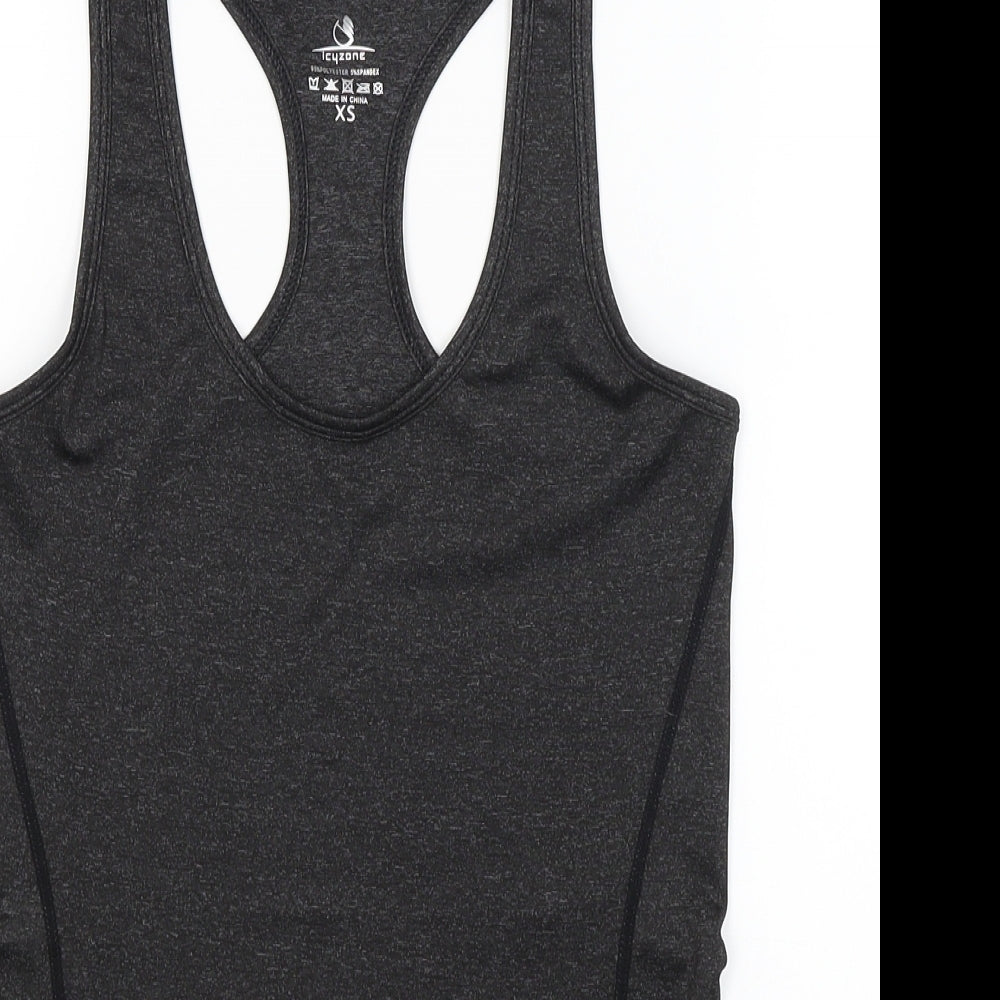 Icy Zone Womens Grey   Basic Tank Size XS
