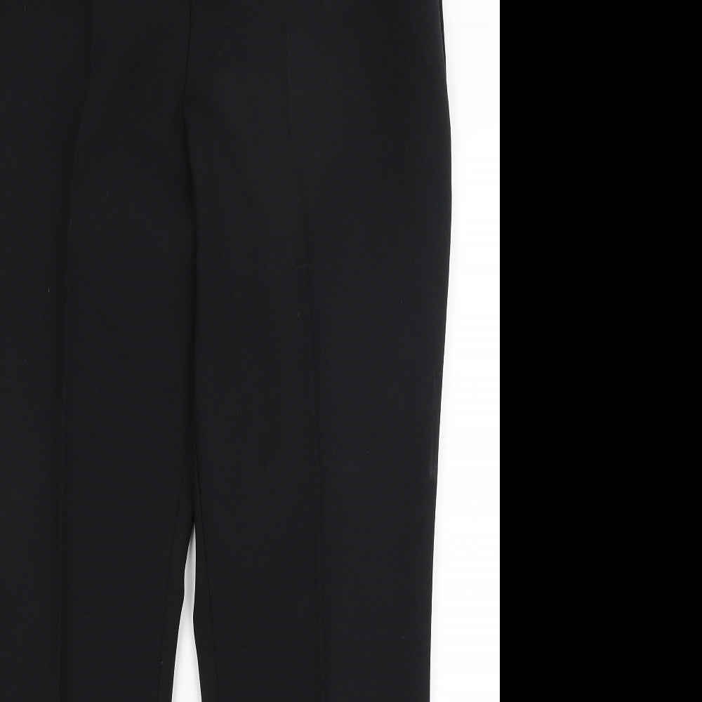 Peacocks Womens Black   Trousers  Size 14 L28 in