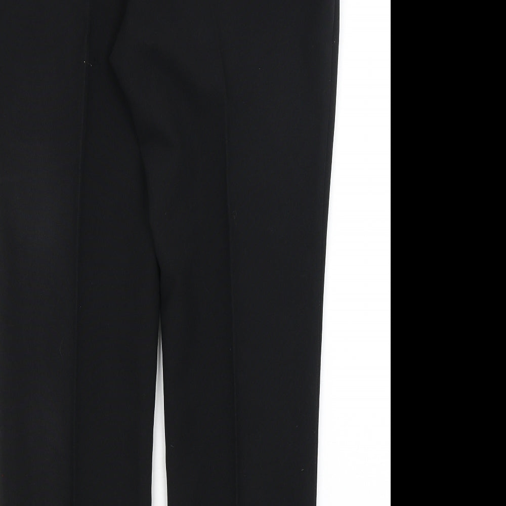 Peacocks Womens Black   Trousers  Size 14 L28 in