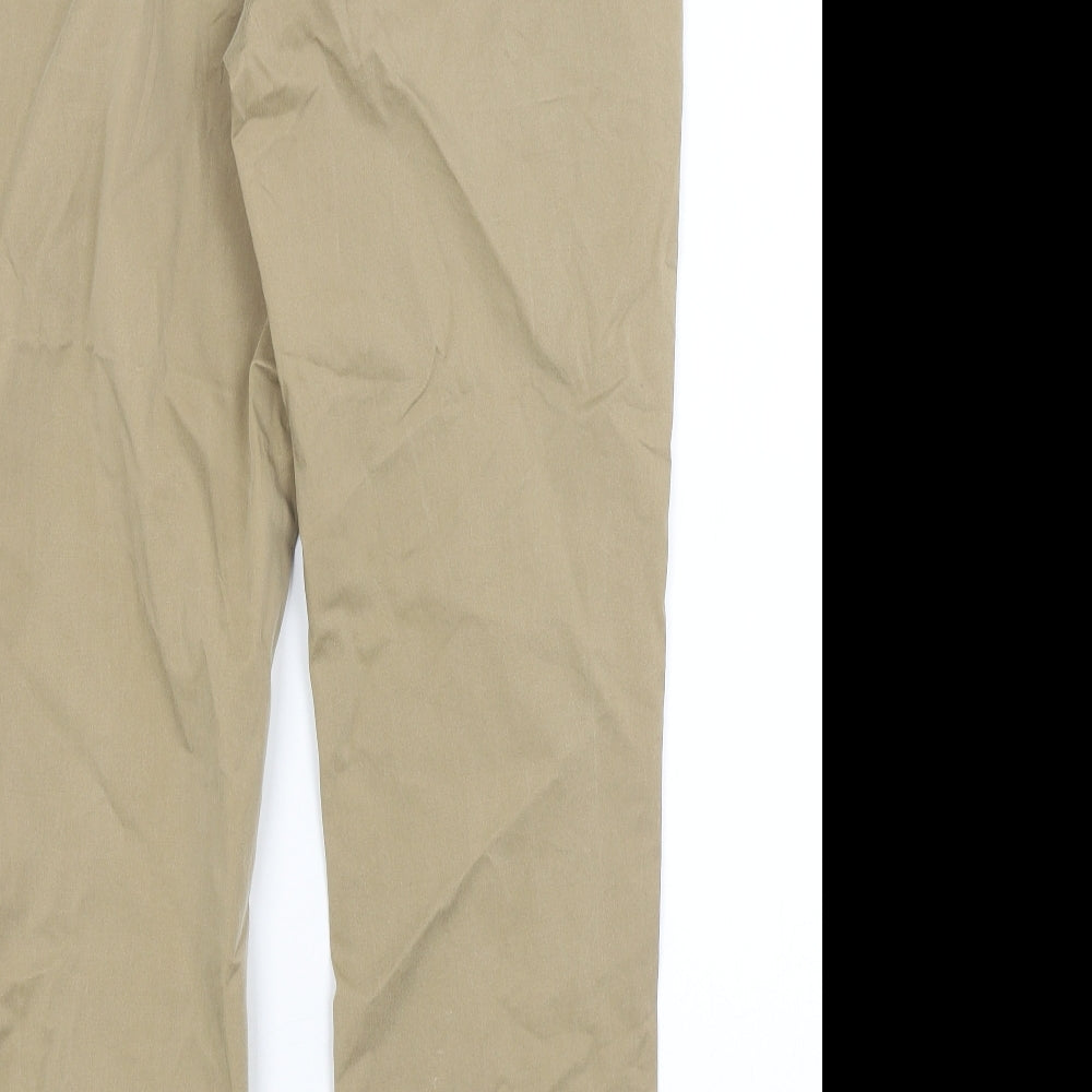 NEXT Mens Brown   Chino Trousers Size 34 in L27 in