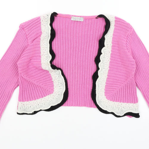 La Zazies Womens Pink   Wrap Jumper Size S
