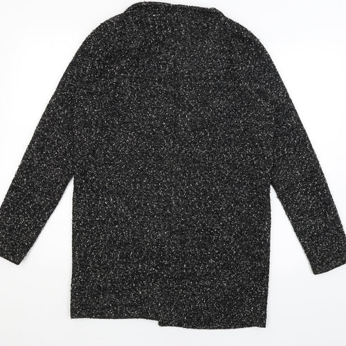 NEXT Womens Black   Wrap Jumper Size 10