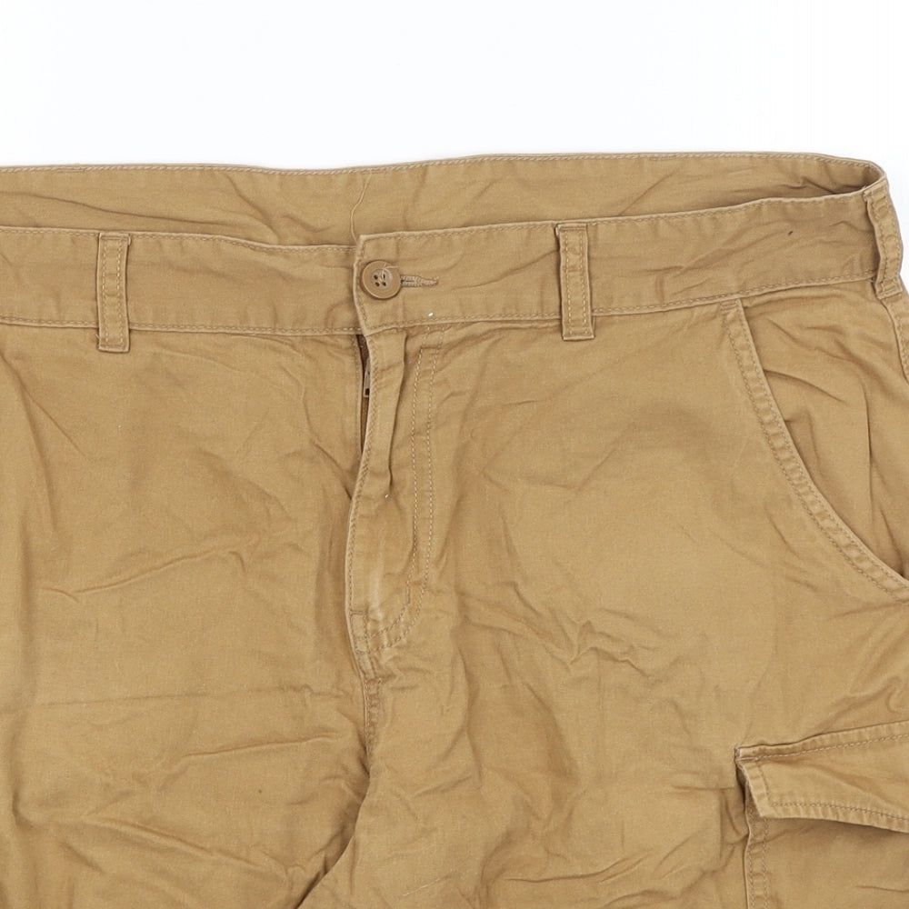 Mountain Warehouse Mens Brown   Cargo Shorts Size 36 in