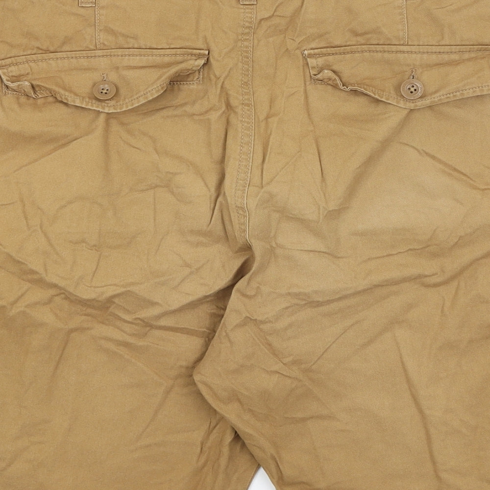 Mountain Warehouse Mens Brown   Cargo Shorts Size 36 in