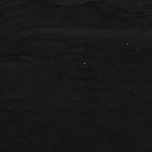 Per Una Womens Black   Wrap Jumper Size 16