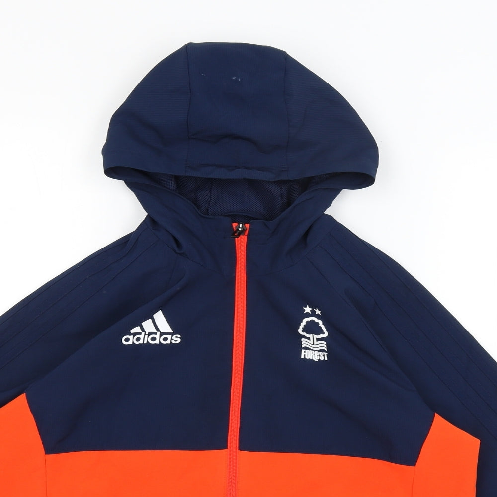 adidas Boys Blue   Rain Coat Coat Size 13-14 Years