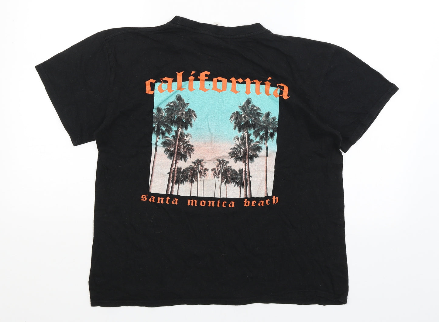 Casual Classics Mens Black    T-Shirt Size M  - California