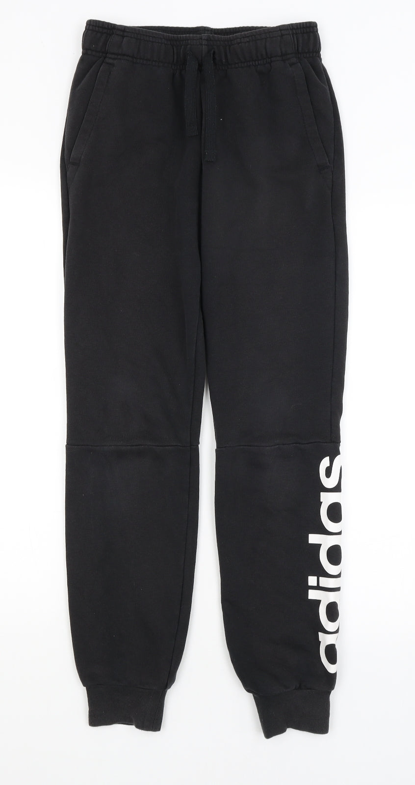 adidas Womens Black   Jogger Trousers Size XS L28 in