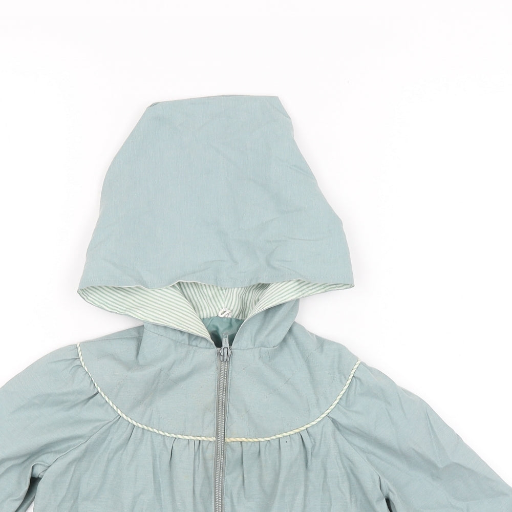 Mothercare Girls Blue   Overcoat Coat Size 2 Years