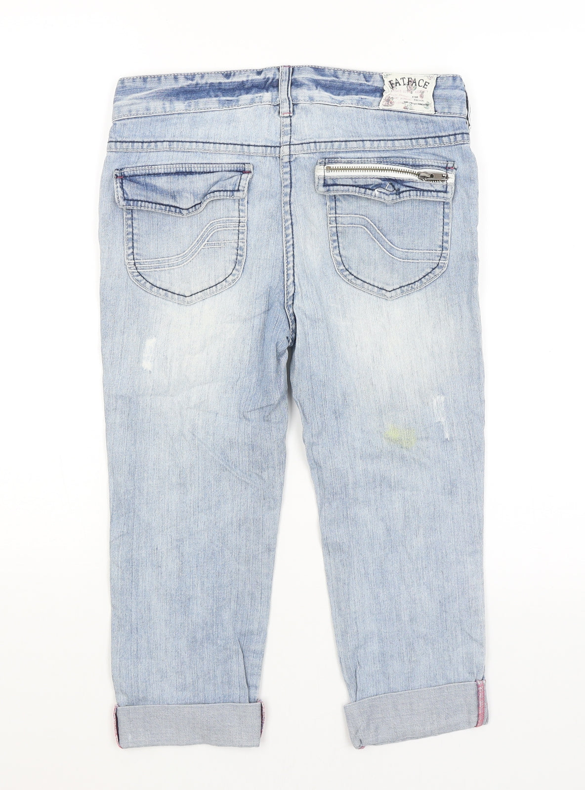 Fat Face Girls Blue   Cropped Jeans Size 13 Years