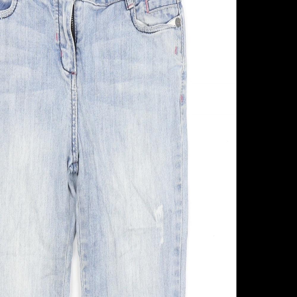 Fat Face Girls Blue   Cropped Jeans Size 13 Years