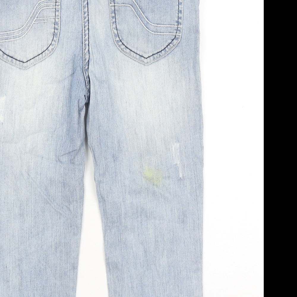 Fat Face Girls Blue   Cropped Jeans Size 13 Years