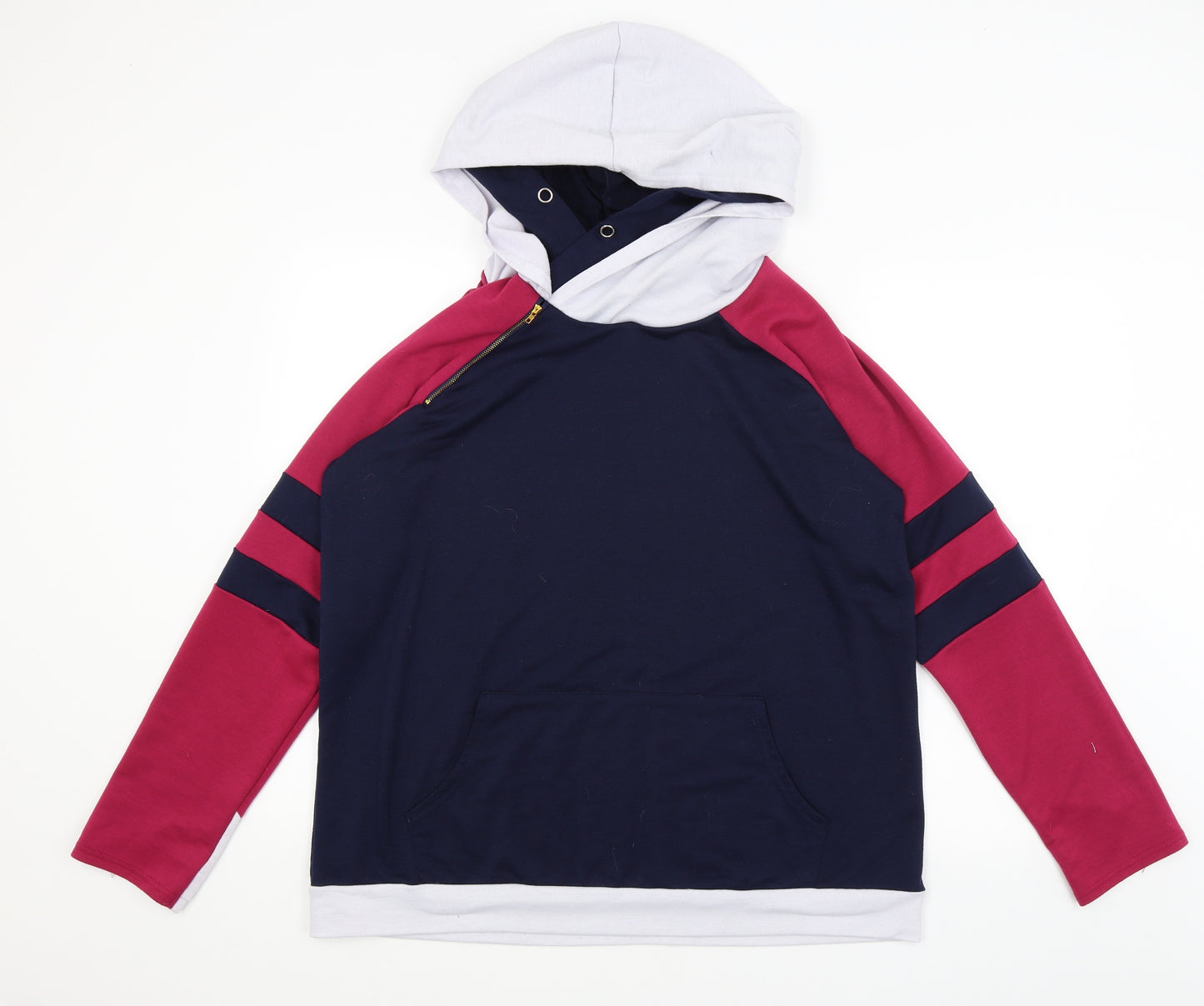 Preworn Womens Blue   Pullover Hoodie Size 2XL