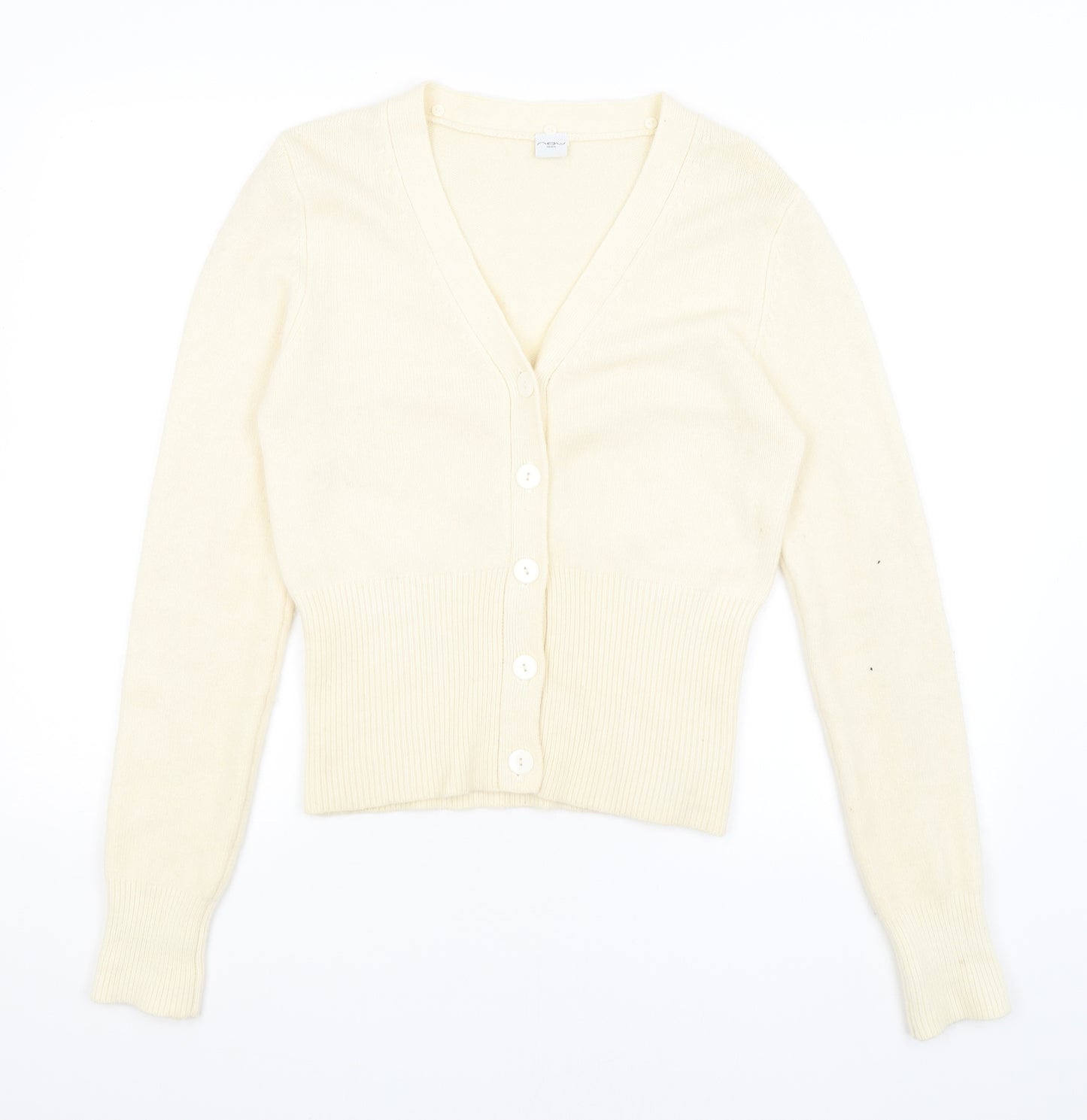 New Look Womens Ivory   Cardigan Jumper Size 12