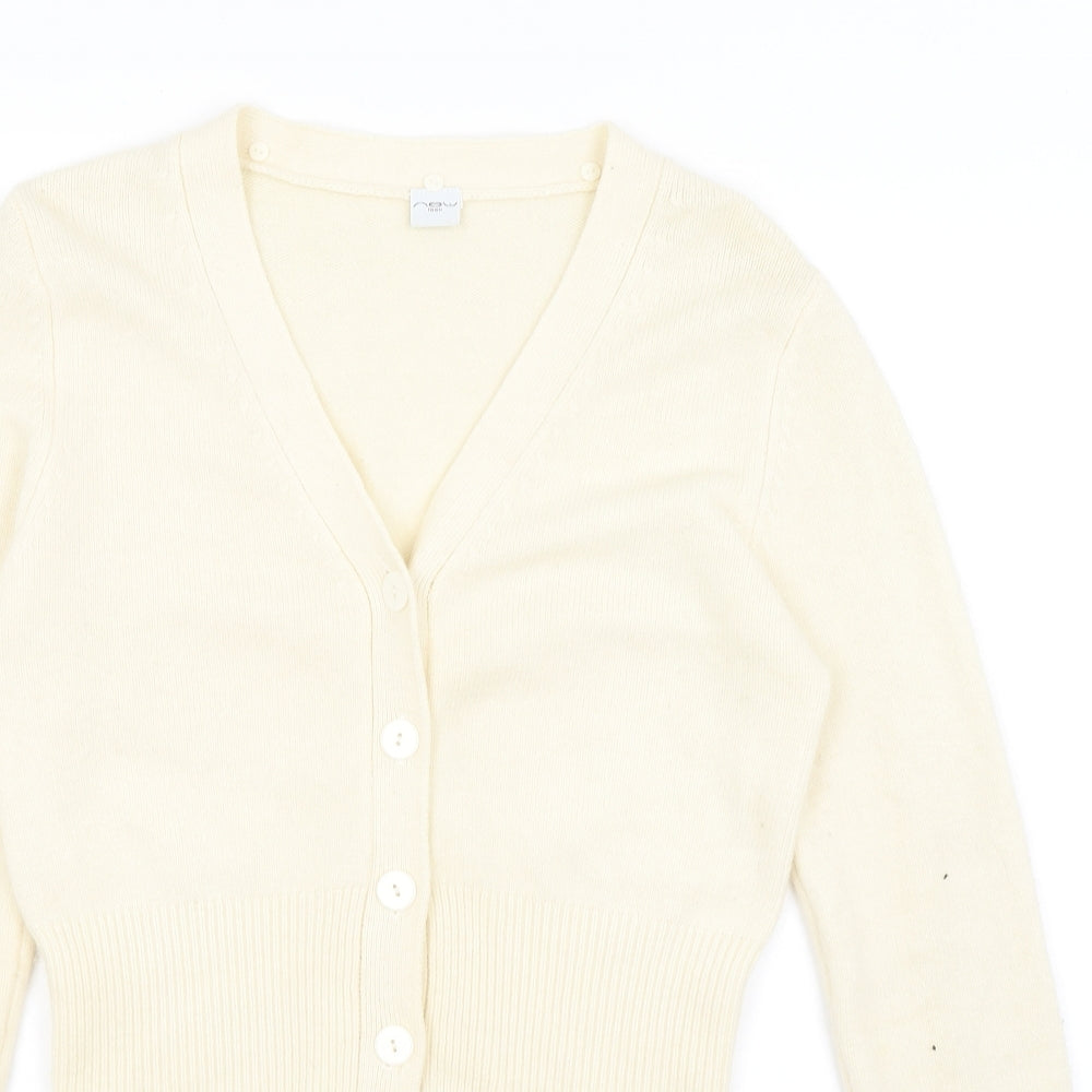 New Look Womens Ivory   Cardigan Jumper Size 12