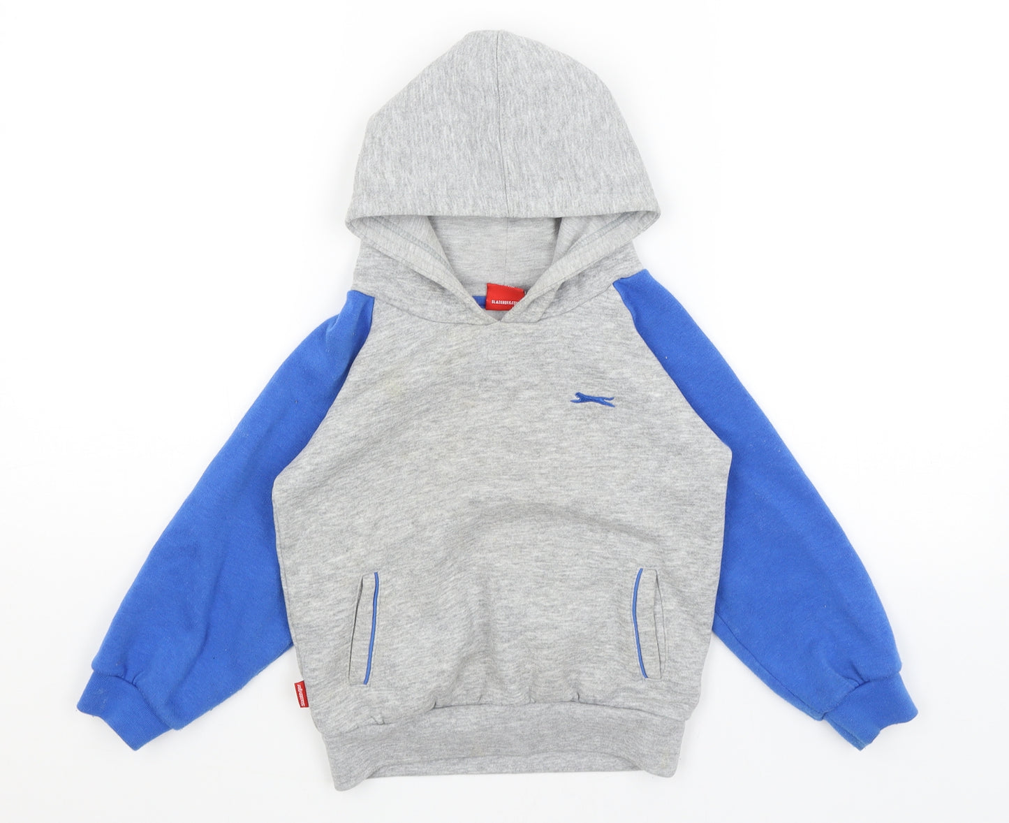 Slazenger Boys Grey   Pullover Hoodie Size 3-4 Years