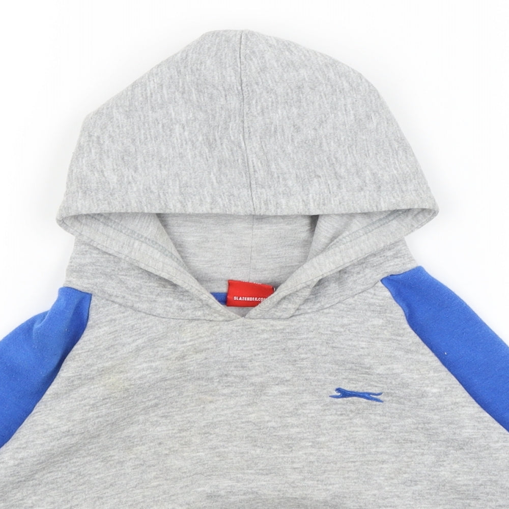 Slazenger Boys Grey   Pullover Hoodie Size 3-4 Years