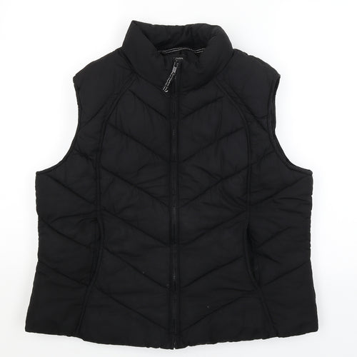 George Womens Black   Gilet Coat Size 18