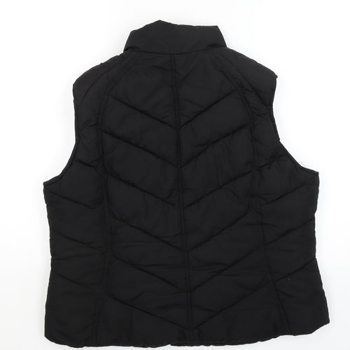 George Womens Black   Gilet Coat Size 18