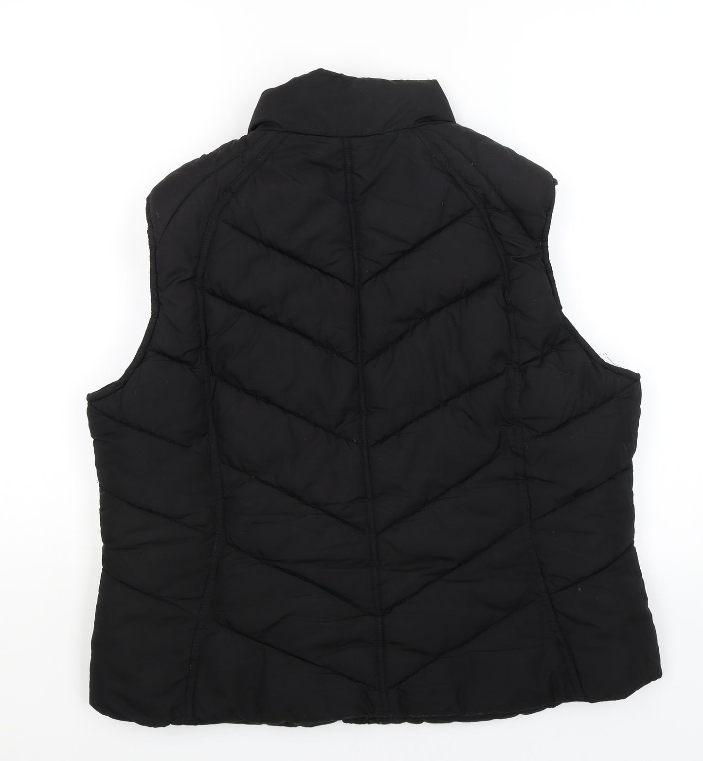 George Womens Black   Gilet Coat Size 18