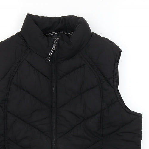 George Womens Black   Gilet Coat Size 18