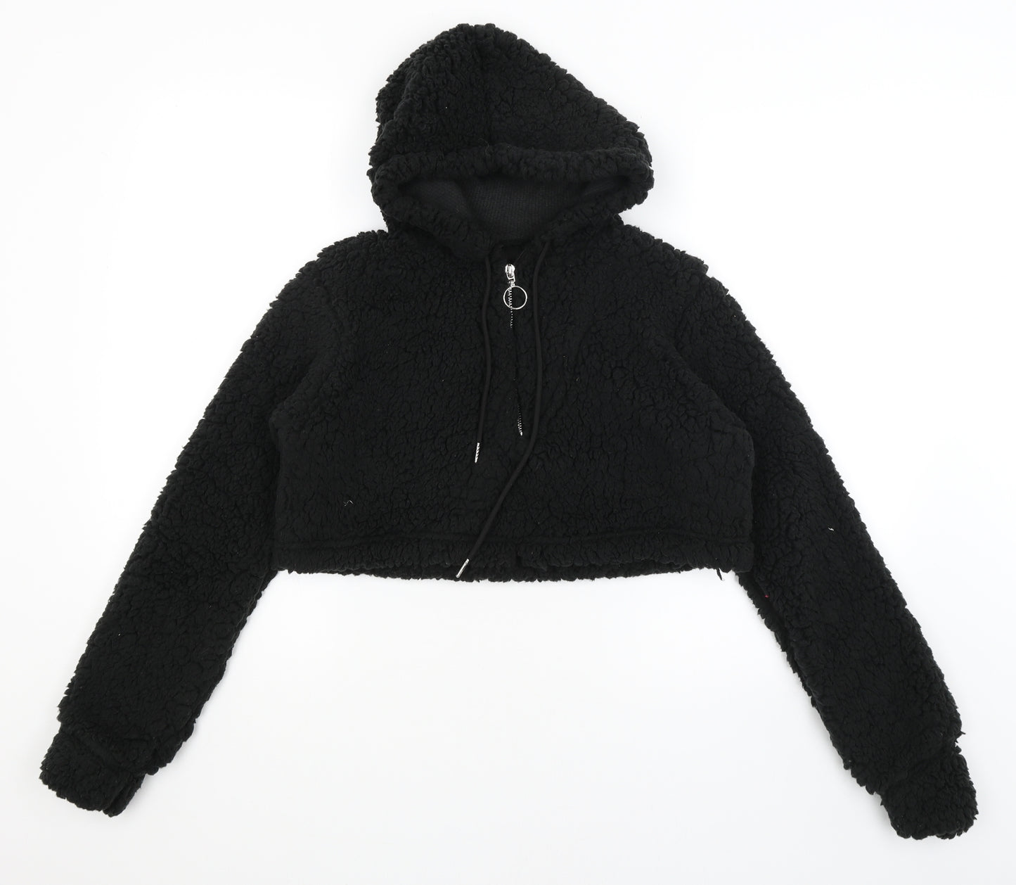 Stylewise Womens Black   Pullover Hoodie Size S
