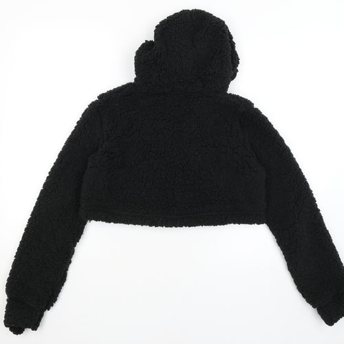Stylewise Womens Black   Pullover Hoodie Size S