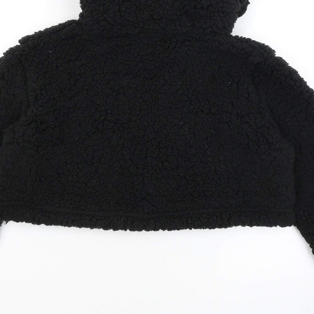 Stylewise Womens Black   Pullover Hoodie Size S