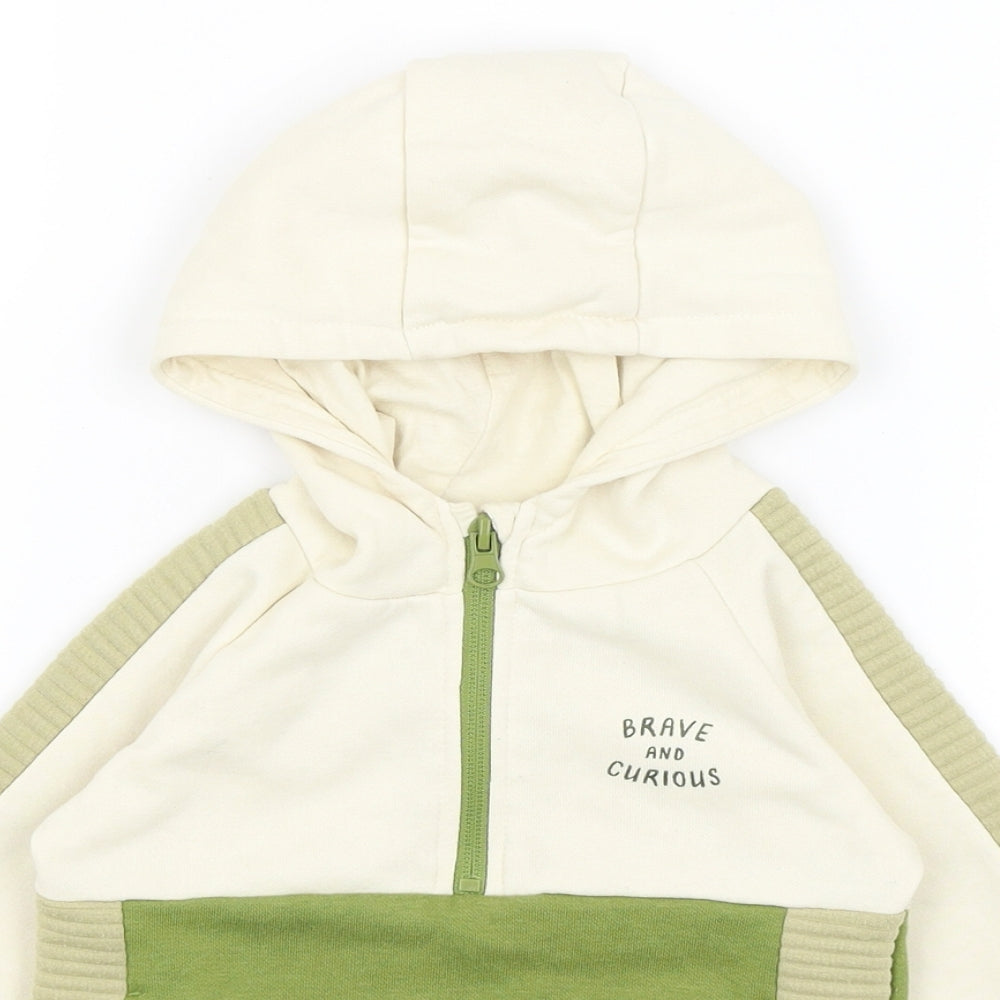 Primark Boys Green   Pullover Hoodie Size 2-3 Years