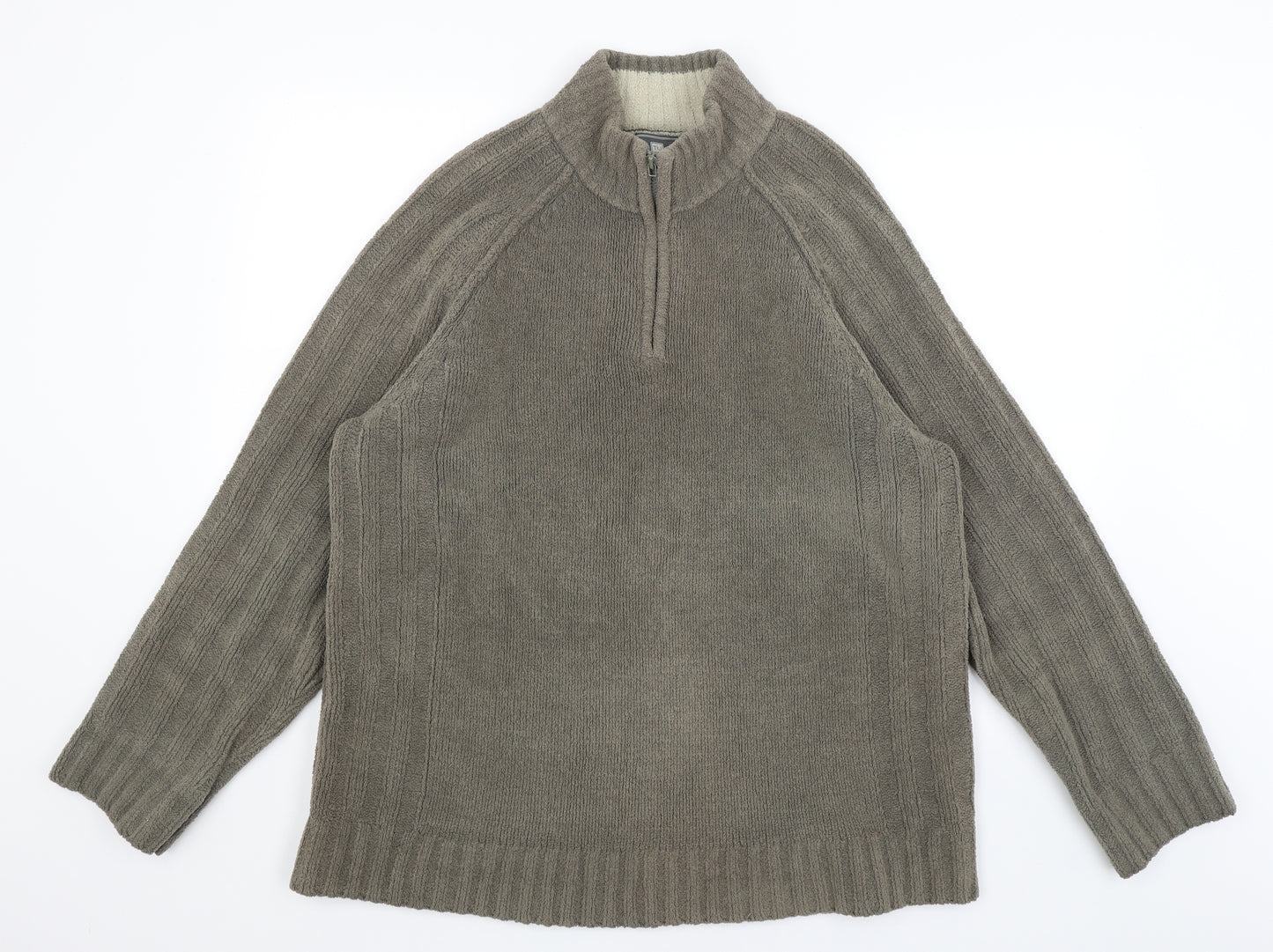 TU Mens Green   Pullover Jumper Size XL