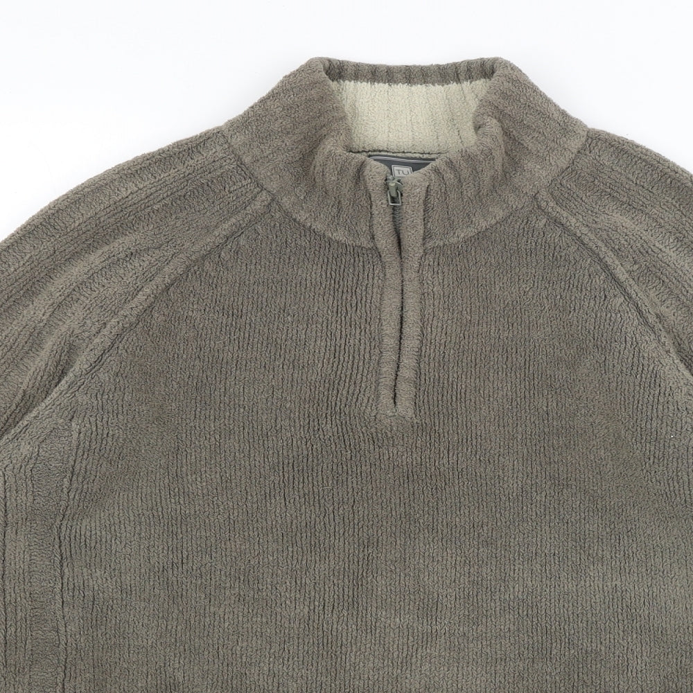 TU Mens Green   Pullover Jumper Size XL