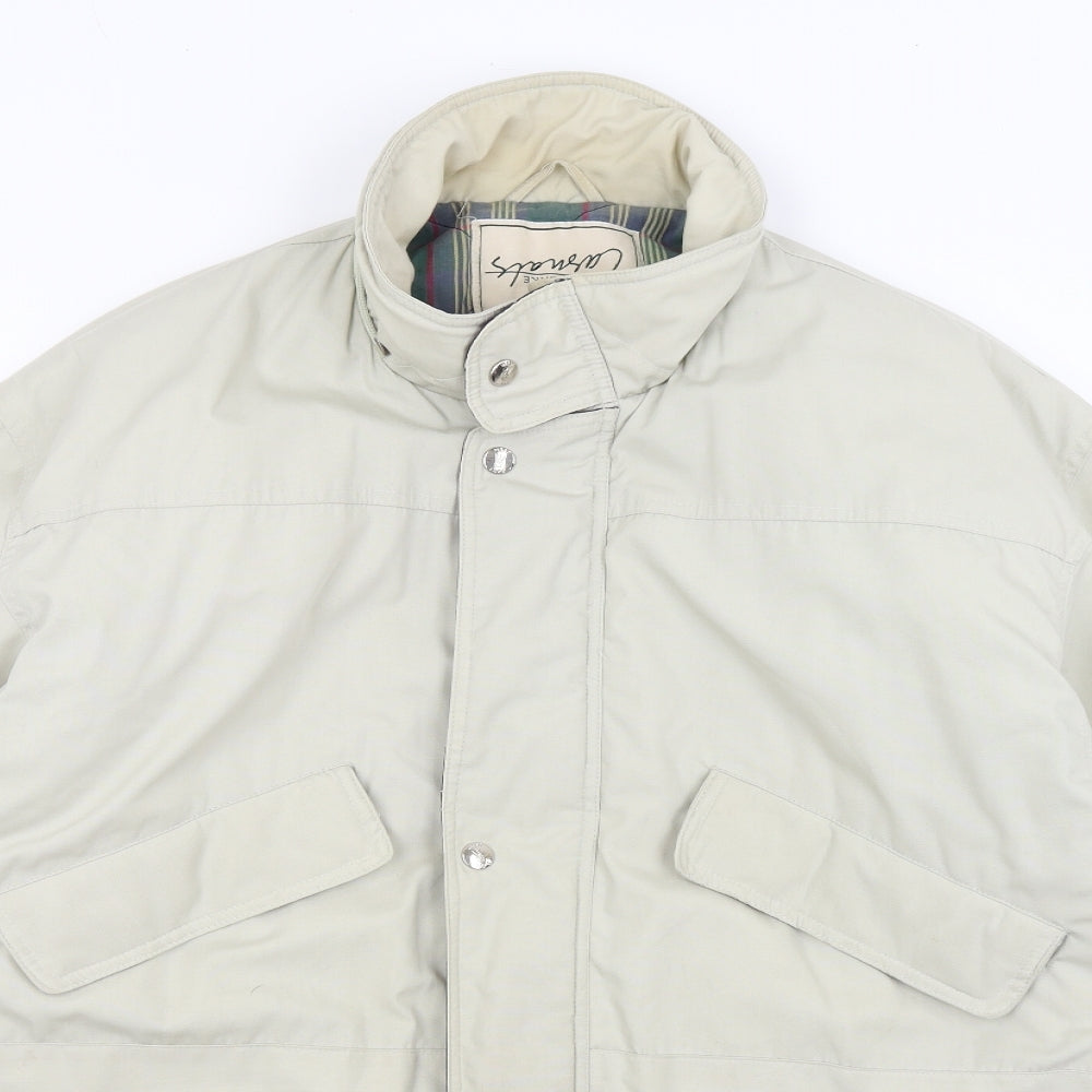 Westlake Casuals Mens Beige   Overcoat Coat Size L