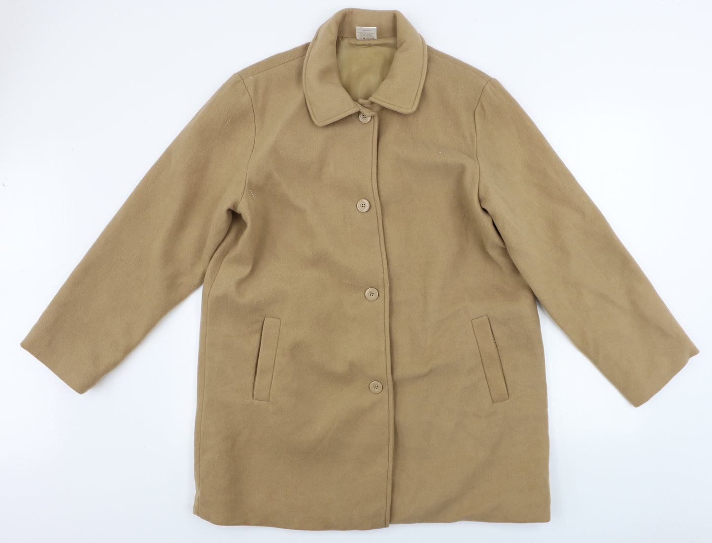 Neville  Womens Beige   Jacket Coat Size 14