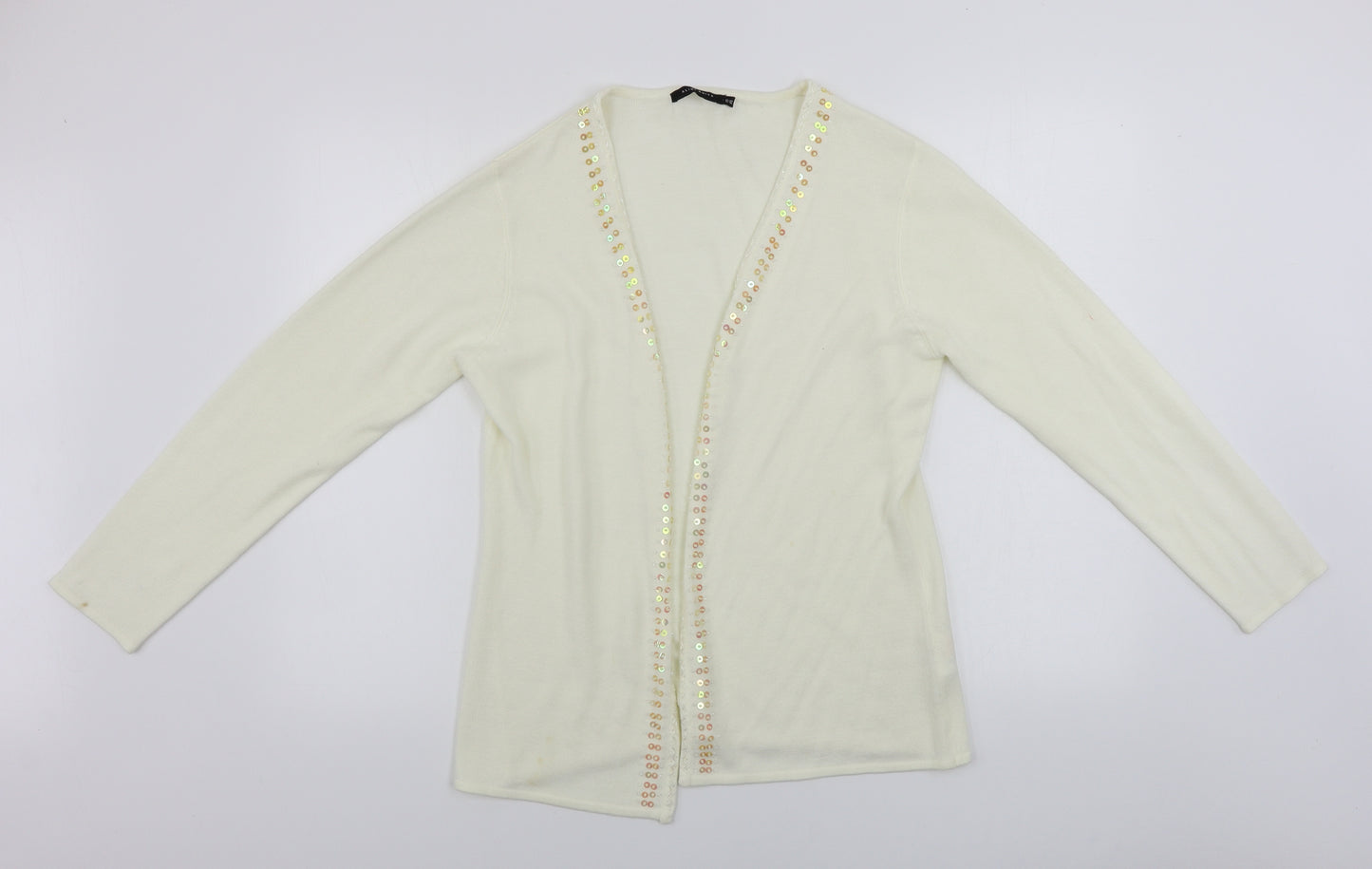 allbi nights Womens Beige   Cardigan Jumper Size 10