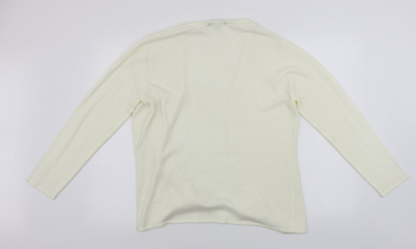 allbi nights Womens Beige   Cardigan Jumper Size 10