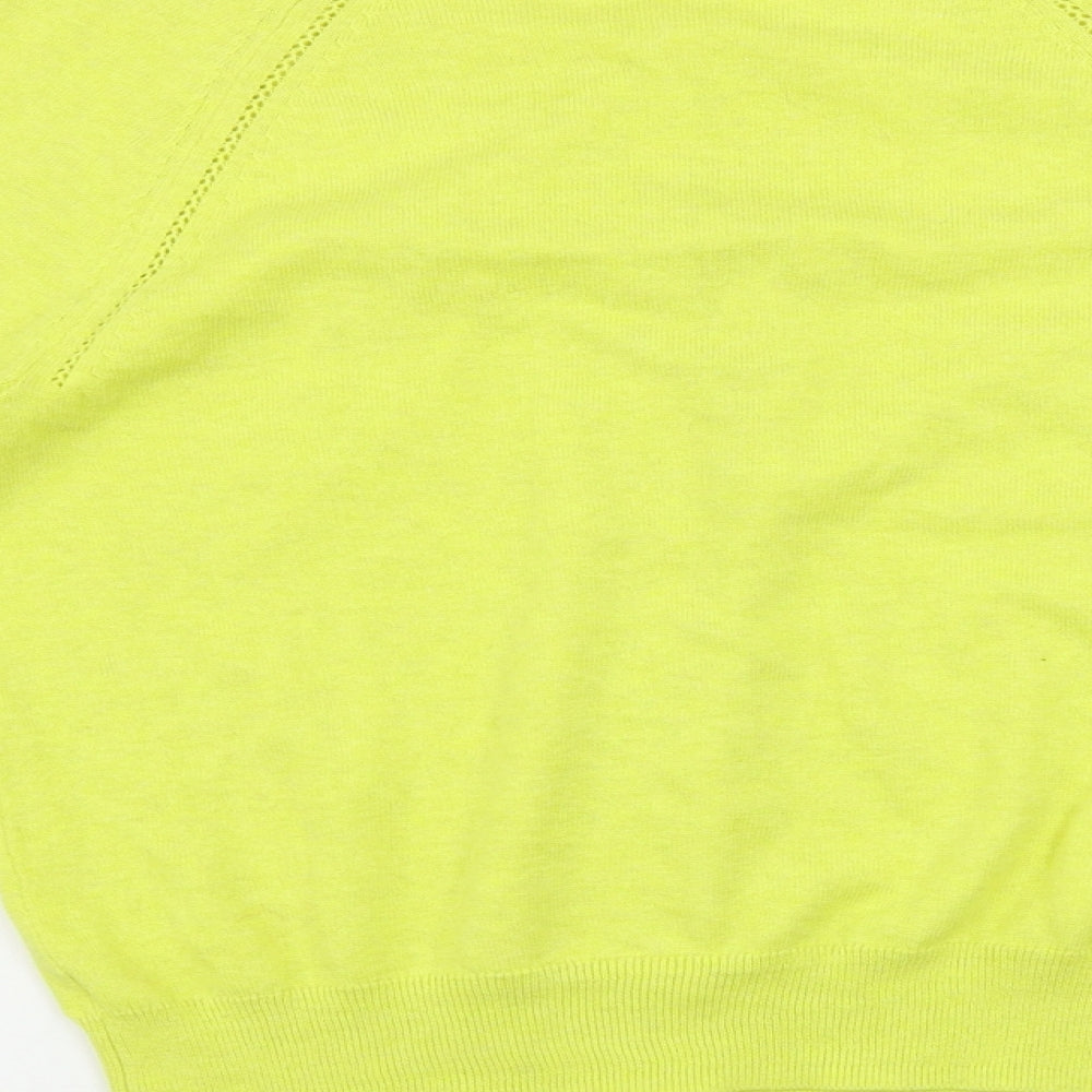 George  Womens Yellow   Cardigan Jumper Size 10